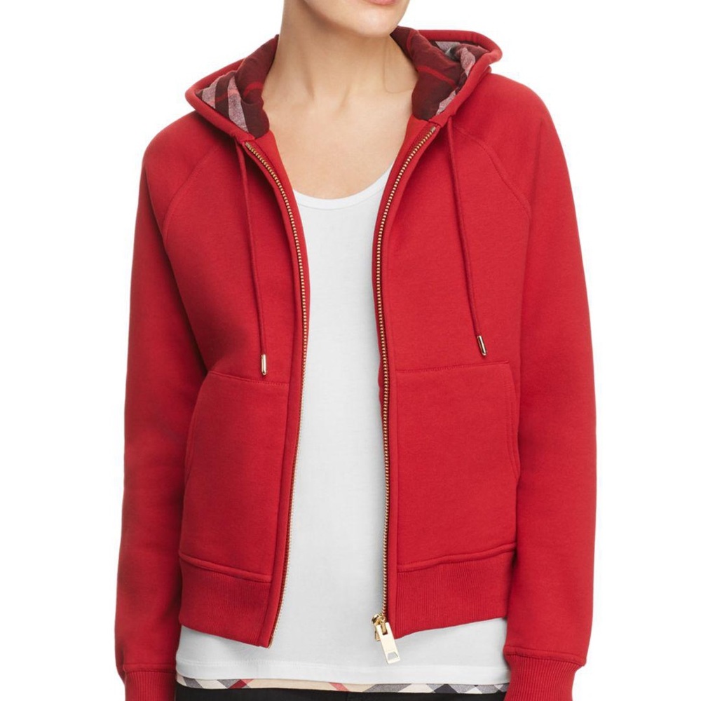 BURBERRY Fordson Zip-Up Hoodie